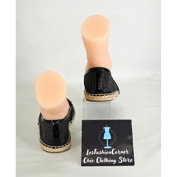 NWT Michael Kors Women's Black Canvas Kendrick Slip-On  Espadrilles Size 9.5 255 - Picture 9 of 16